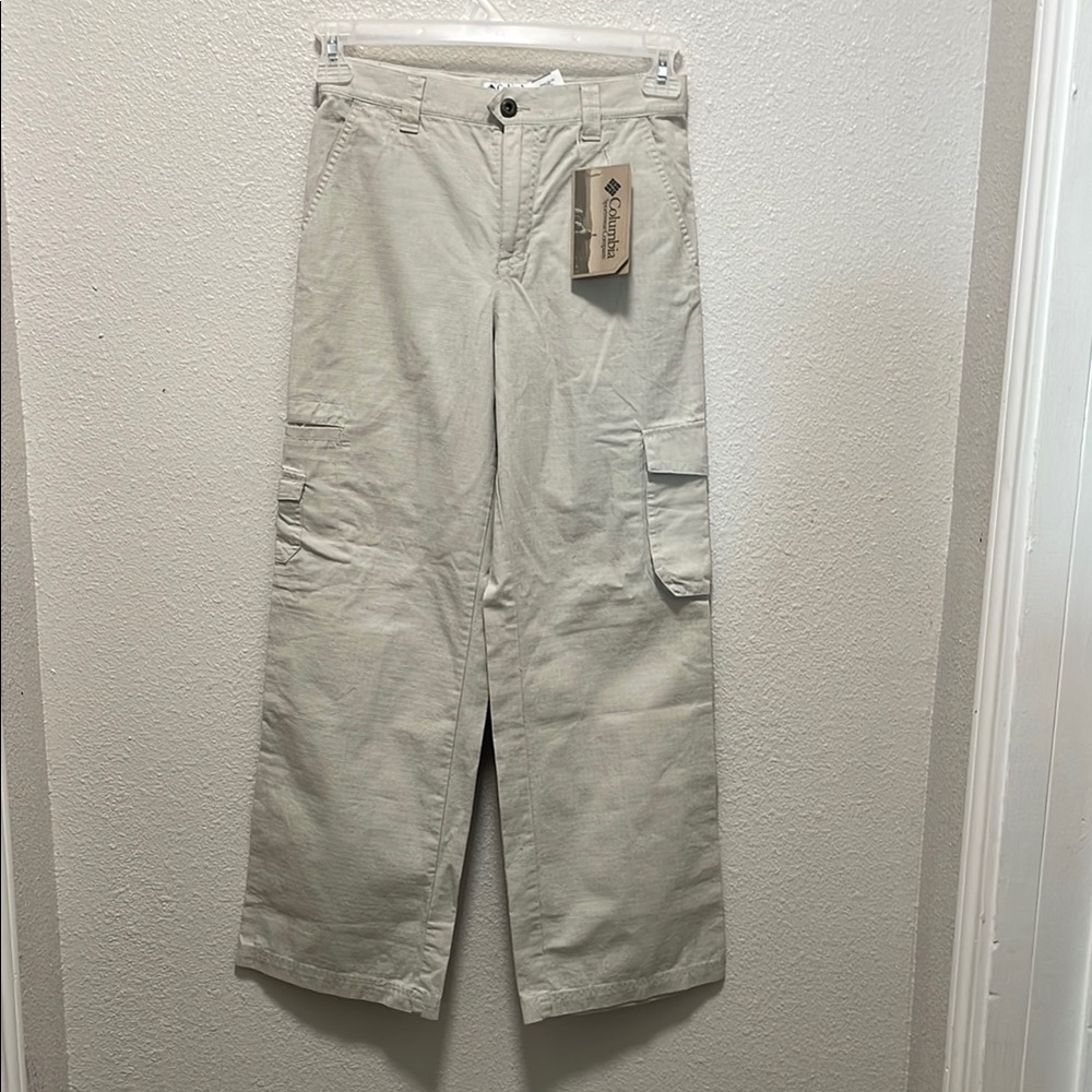 Columbia Cream Casual Bottoms Wide Leg